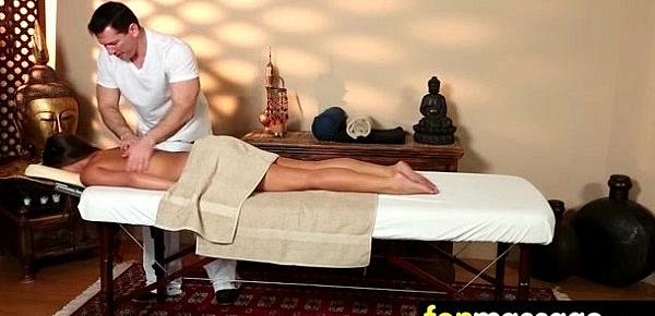  Gorgeous Skinny gets a massage 16